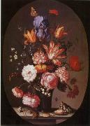 unknow artist Floral, beautiful classical still life of flowers.071 painting